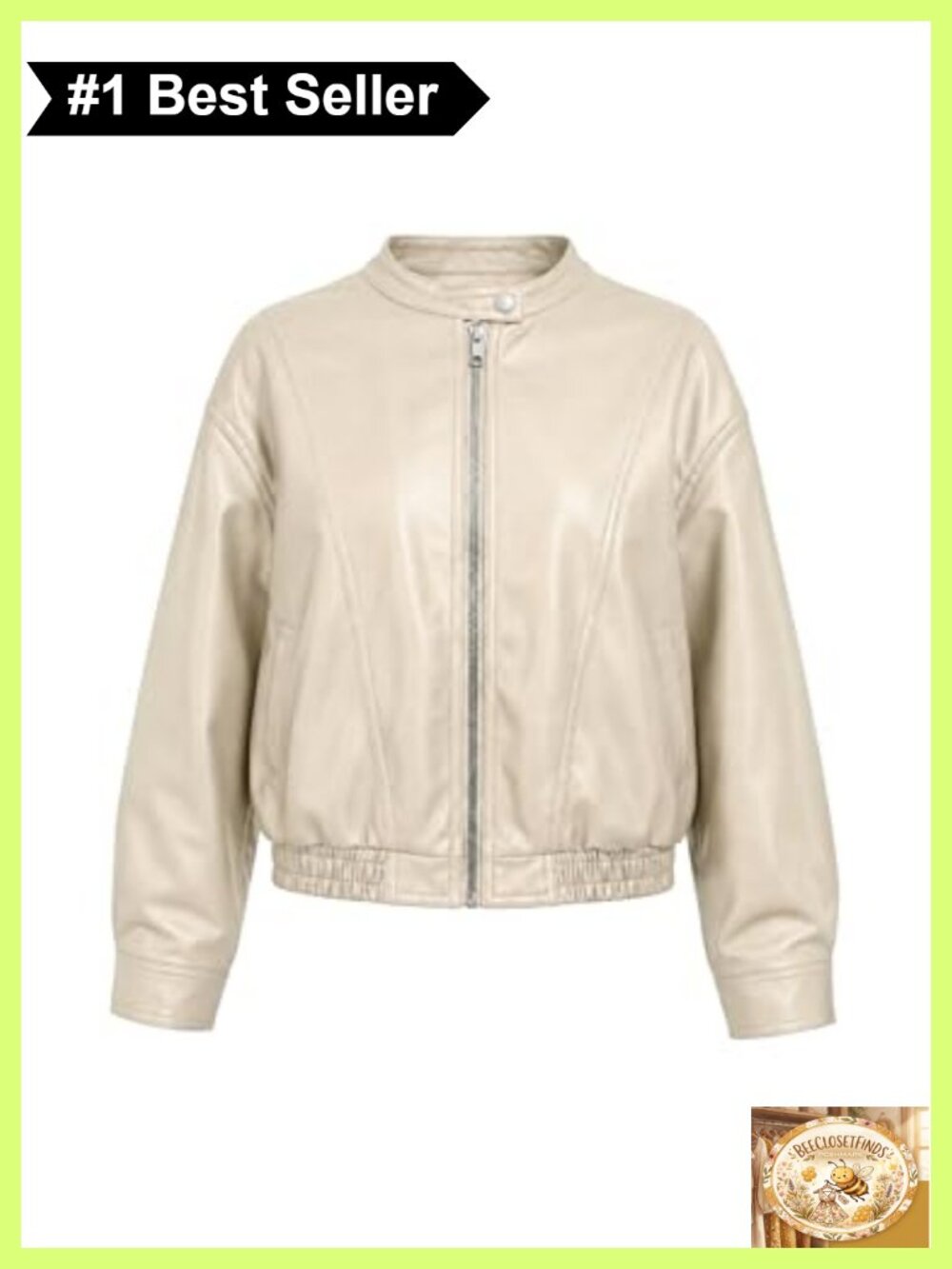 Oversized Faux Leather Bomber Motorcycle Casual Jacket Wind Resistant